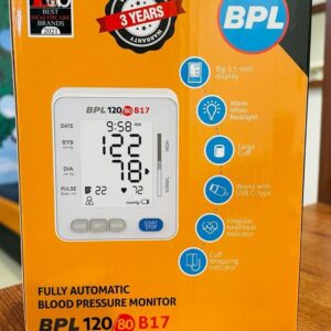 BPL 120/80 B17 Fully Automatic Digital Blood Pressure Monitor | Accurate BP Machine for Home Bp Monito