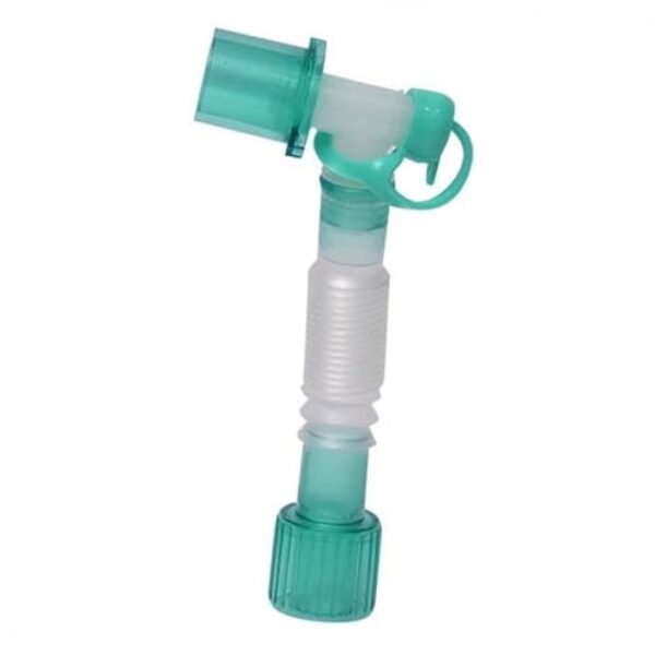 Catheter Mount with Flip Tap | Flexible, Sterile Airway Connector for Safe Ventilator Support - Image 2