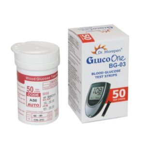 Dr. Morepen Gluco One BG-03 Glucometer Strips – Pack of 50