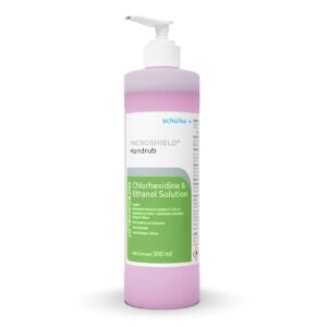 Microshield Handrub 500ml (CHG + Ethanol) – Pack of 1 | Advanced Antiseptic Hand Sanitizer for Clinical & Personal Use