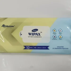WIPEX Body Wipes 10S (24x30) – Refreshing & Hygienic Cleansing Wipes